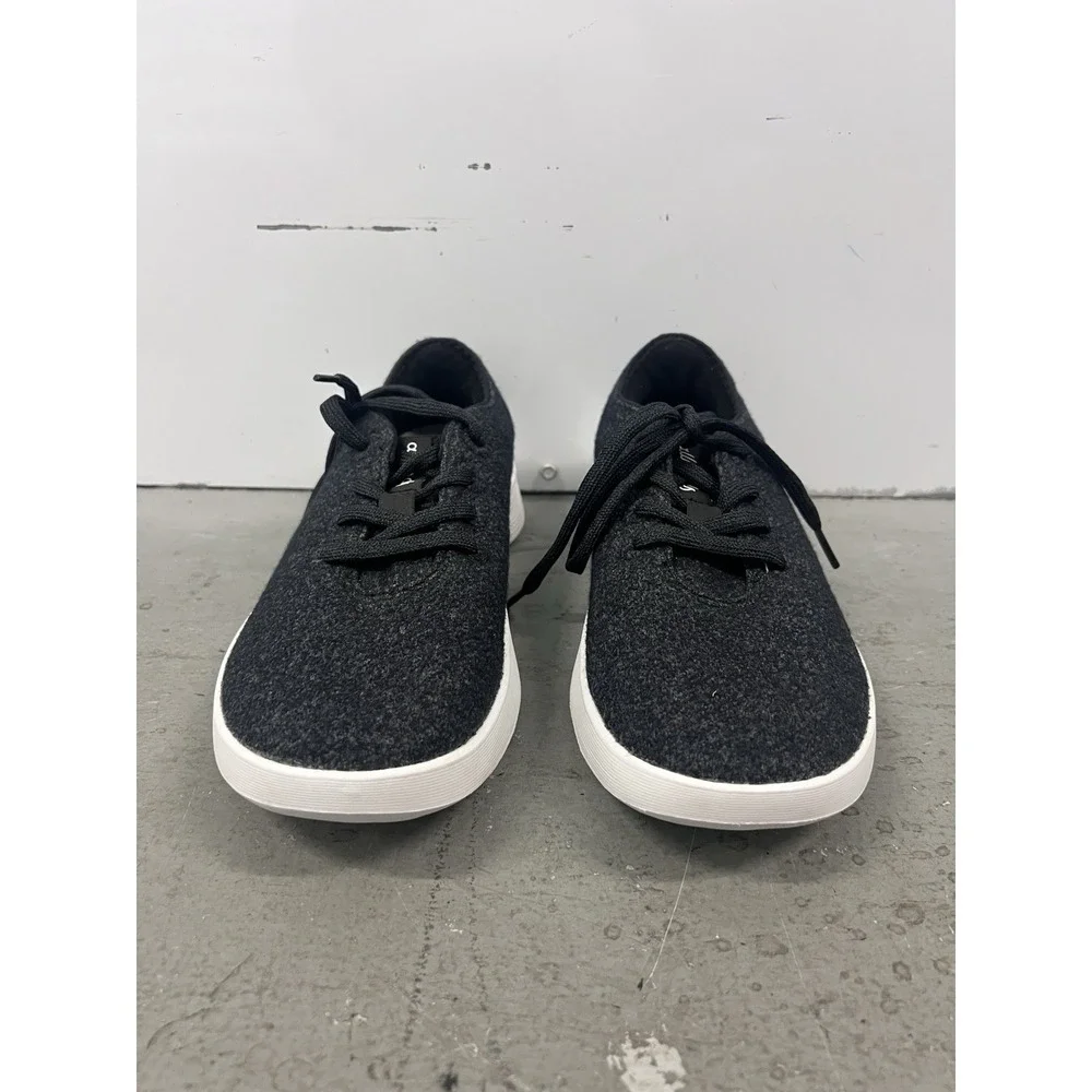 Allbirds Wool Runner 2 Mens Size 9 Black White Athletic Walking Shoes Sneakers